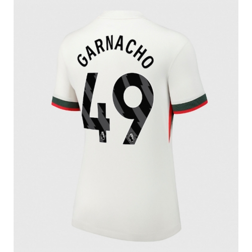 Billige Fotballdrakt Chelsea Alejandro Garnacho #49 Replika Bortedrakt Dame 2025-26 Kortermet Billige Fotballdrakt Chelsea Alejandro Garnacho #49 Replika Bortedrakt Dame 2025-26 Kortermet